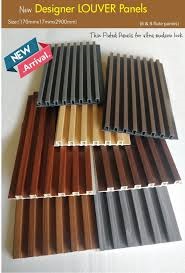 MDF, HDF Louvers & Charcoal Decorative Panels